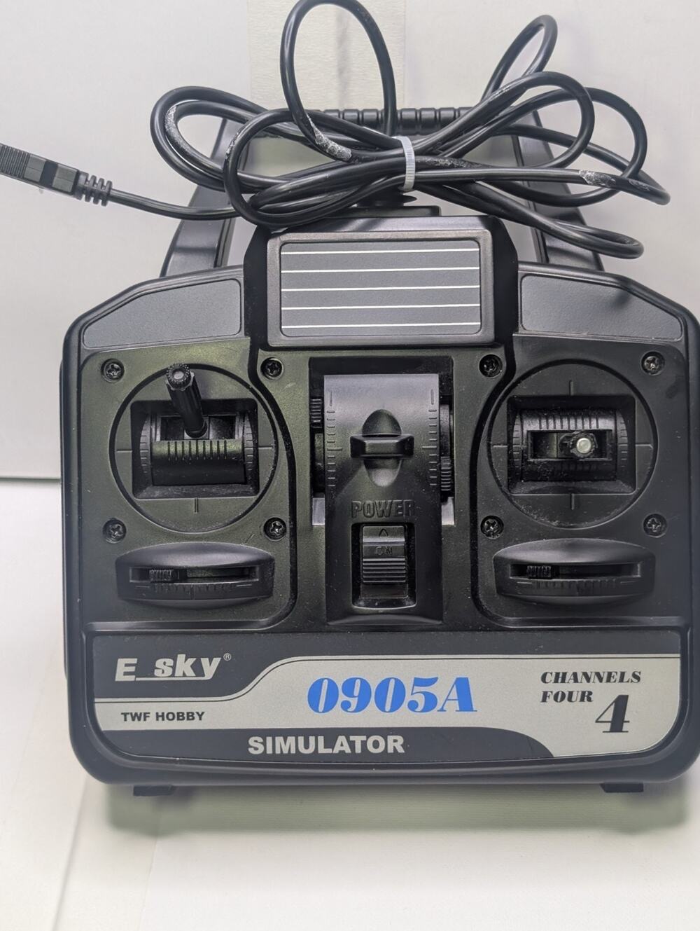 E-Sky EK2-0905A USB RC Flight Simulator Controller 4 Channel TWF Hobby Untested